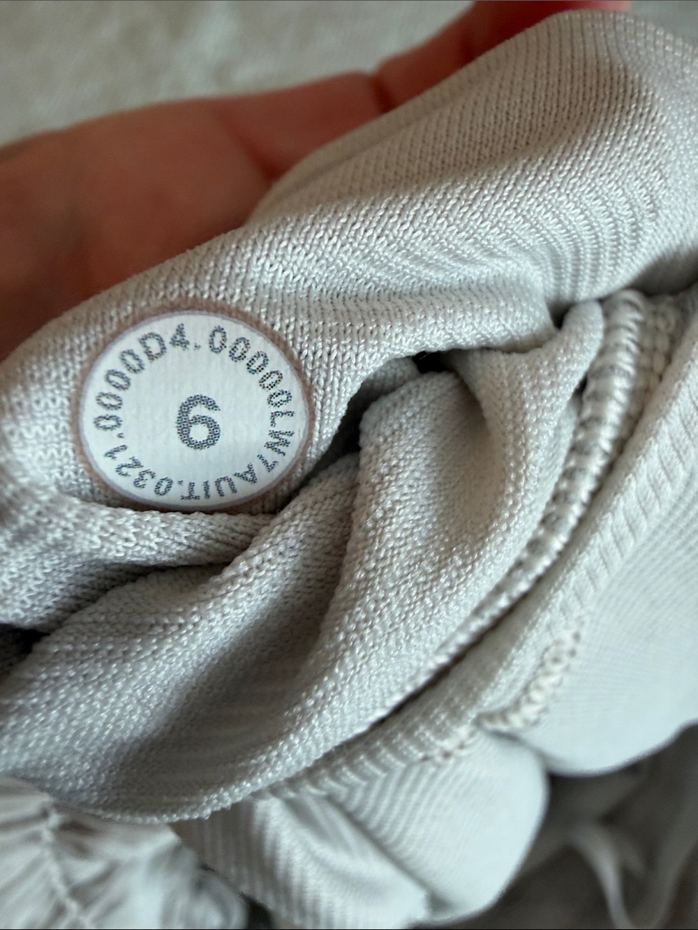 Lululemon Hottie Hot Light Taupe marbled Running Shorts - Picture 2 of 4